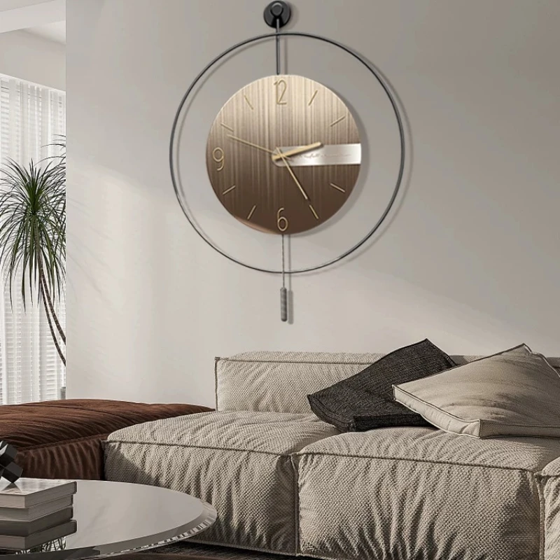 Industerial Noiseless Wall Clook Beautiful Seating Room Modern Wall Clook Minimlist Nordic Office Dekor Zimmer Wall Decor