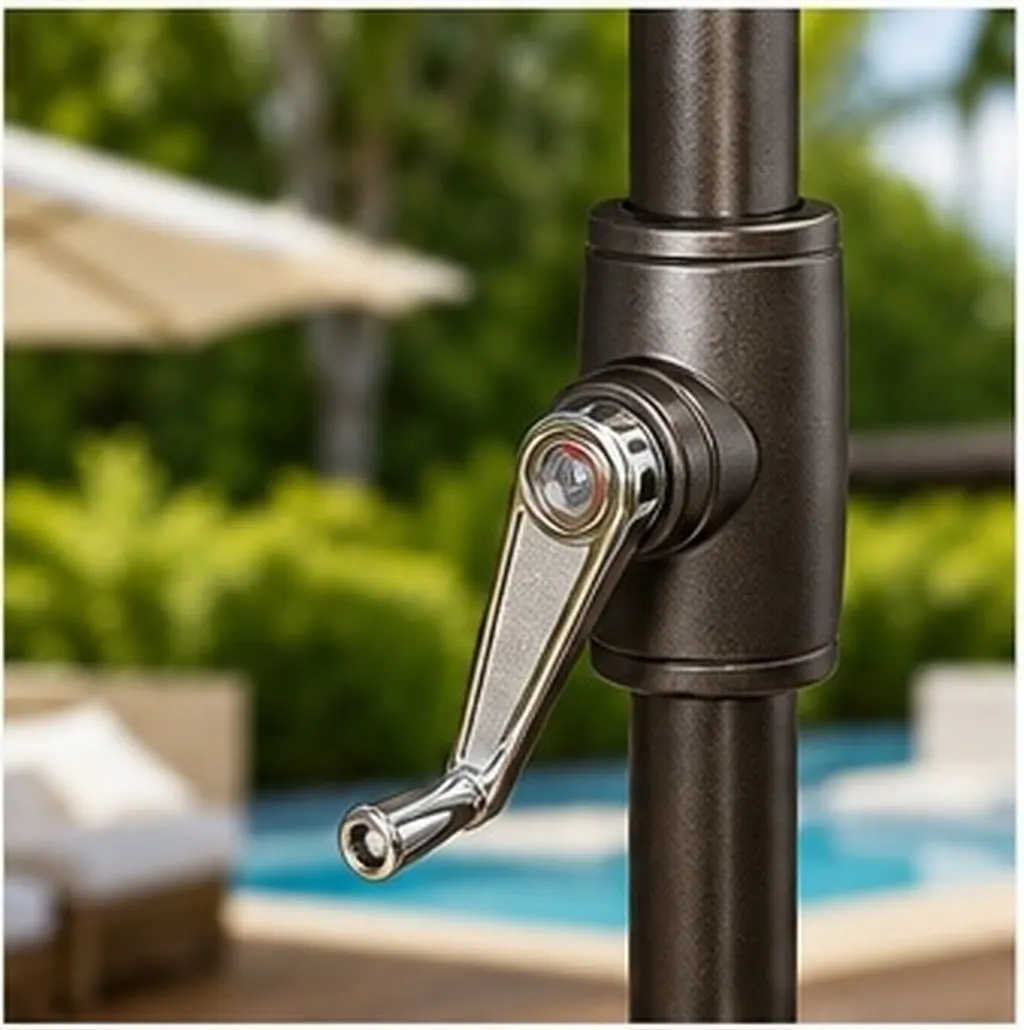 10Pcs Patio Umbrella Hand Crank Tightening Screws Weather Resistant Outdoor Parasol Handle Repair Replacement Parts