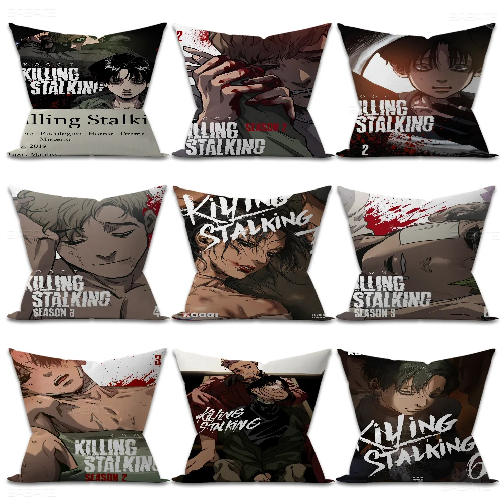 K-Killing S-Stalking Pillow Cushion Cover Pillowcase Living Room Sofa Home Decor Customized