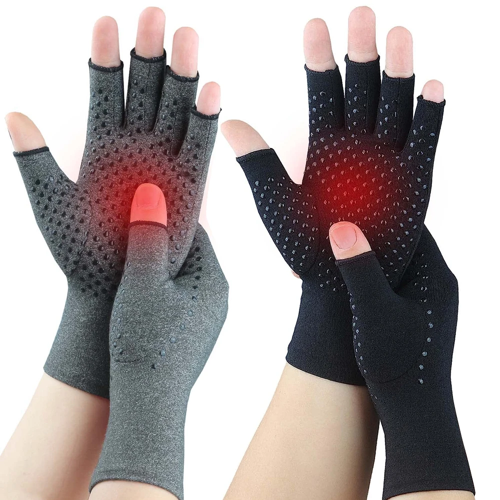 1 Pair Arthritis Gloves-Unisex Rheumatic Pressure Ulcer Gloves, Lightweight Breathable Comfortable Compression Therapy