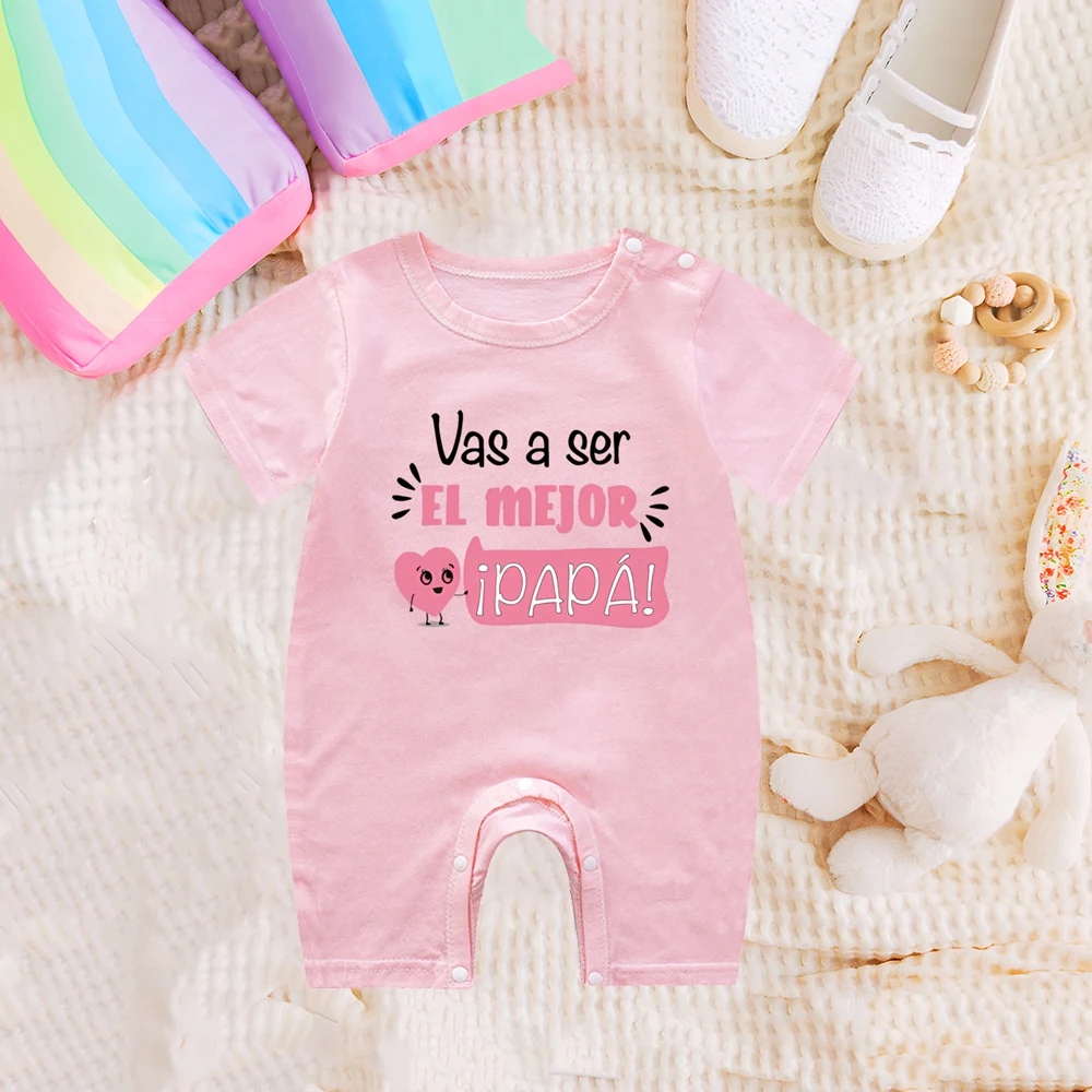 You Will Become The Best Grandfather in The World Print Newborn Bodysuits Toddler Infant Boy Girl Jumpsuit Baby Shower Gift