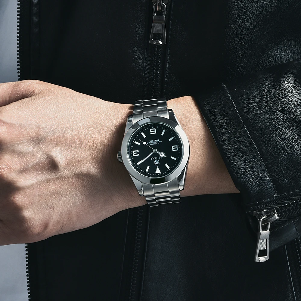 2025, neue BENYAR männer Mechanische Uhren Top Luxus Automatische Uhr Für Mann Wasserdicht Edelstahl Sport Männer Geschenk Uhr