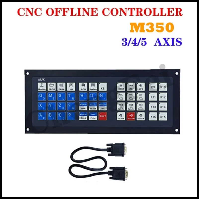 V2 DDCS EXPERT M350 5axis CNC Machining Controller 3axis 4axis Motion Control System ATC 3D Probe Extended Keyboard E-MPG