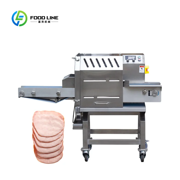 Customized Automatic Slicer Machine Stainless Steel Meat Slicer Beef Pork Ham Cheese Cooked Meat Commercial Food Prep Equipment