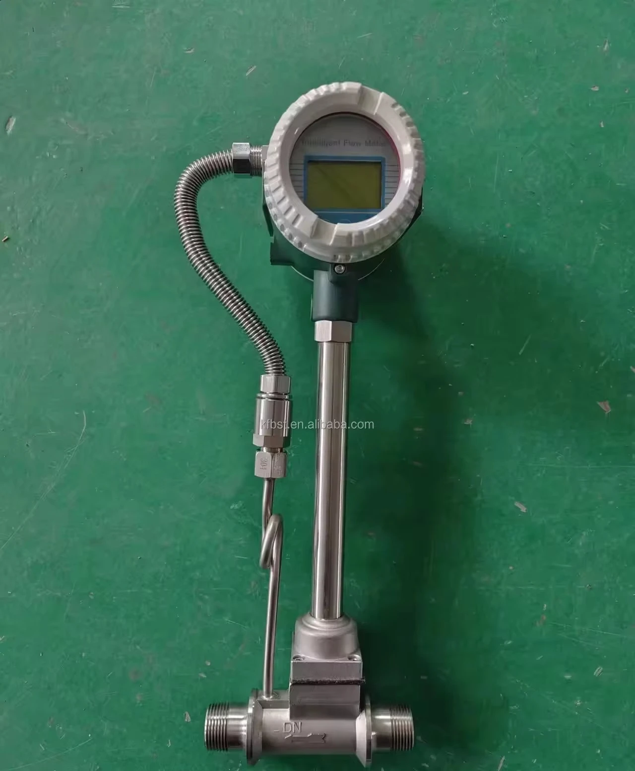 

KFBST Industrial Vortex Flowmeter Temperature Pressure Smart Sensor RS485 HART High Accuracy Digital Stainless Steel IP65/68