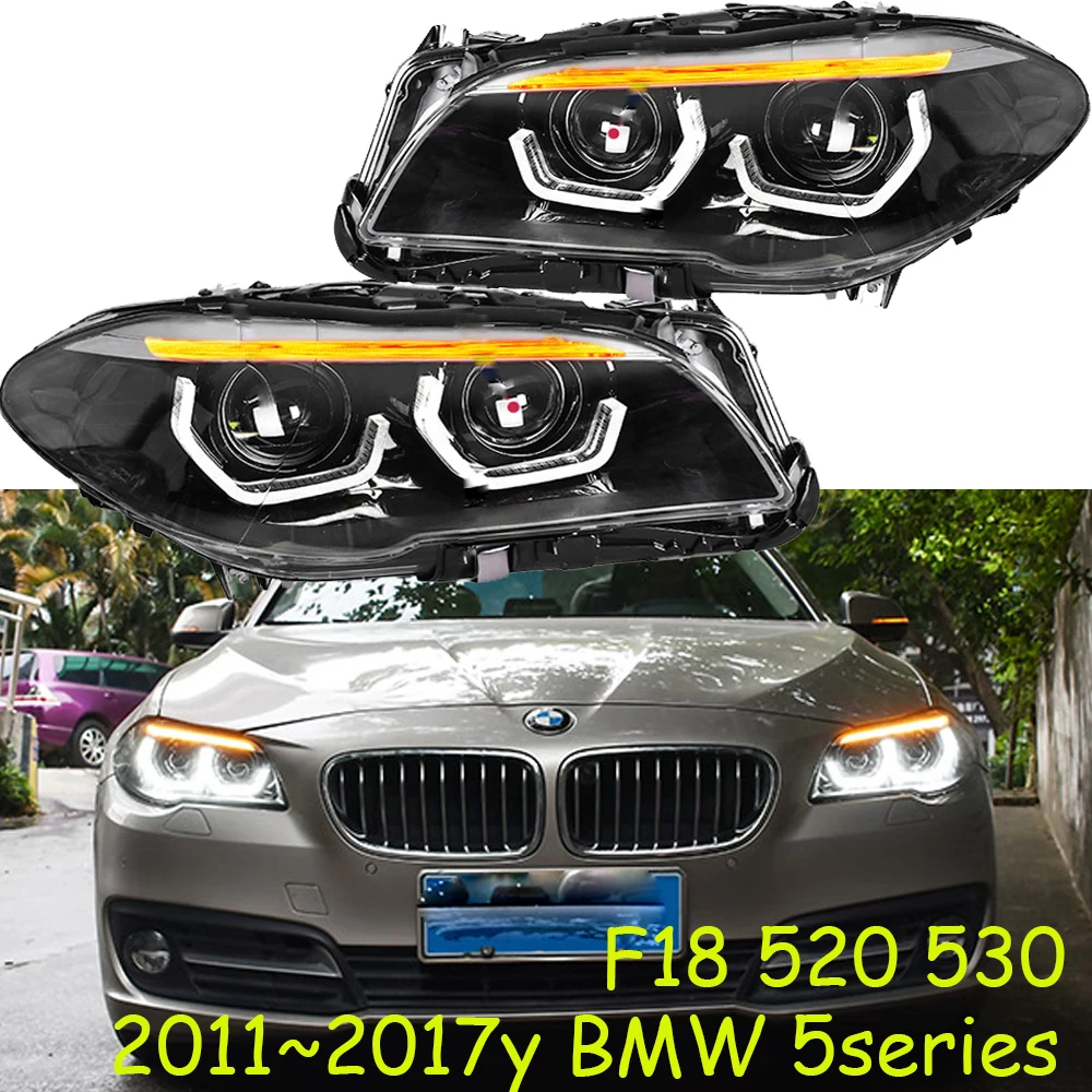 

Car Bumper Headlamp F18 Headlight 520 525 530 520i 525i 530i 2011~2017y All In LED DRL Headlamp F18 Daytime Running Light Fog