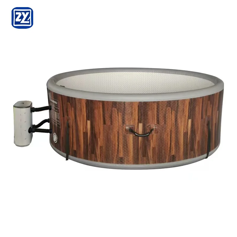

Inflatable Hot Tub Spa for Kids and Family Lay Spa Airjet Massage Dwf Spa Bathtub Thinner Safer and More Supportive