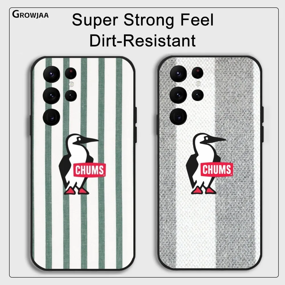 C-ChumS Luxury Penguin Phone Case For Samsung Galaxy S25 S24 S22 S23 Ultra S21 S20 Plus 5G Protective Silicone Funda