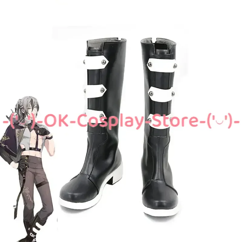 

Game Nu: Carnival Rei Cosplay Shoes PU Leather Shoes Cosplay Prop Halloween Carnival Boots Custom Made