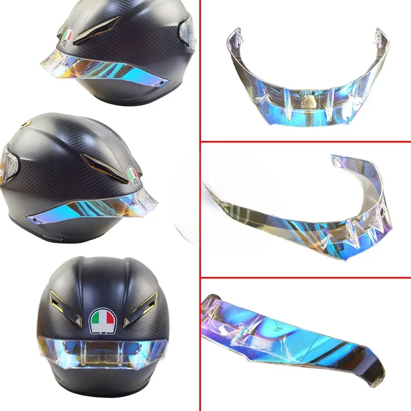 Motorcycle Helmet Accessories AGV Color Spoiler Pista GP/GPR Corsa/Corsa R Motorcycle Helmet Accessories,20 colors