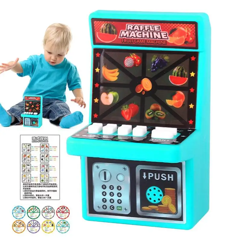 Portable Arcade Machine Arcade Setup Game For Kids Retro Arcade Machine Battery Powered Raffle Machine For Home Cafe Hotel