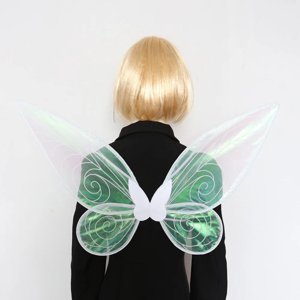 Cosplay Props Girl Butterfly Wings Organza Multicolor Elf Angel Wing Sparkle Role Play Dress-Up Wings Costume