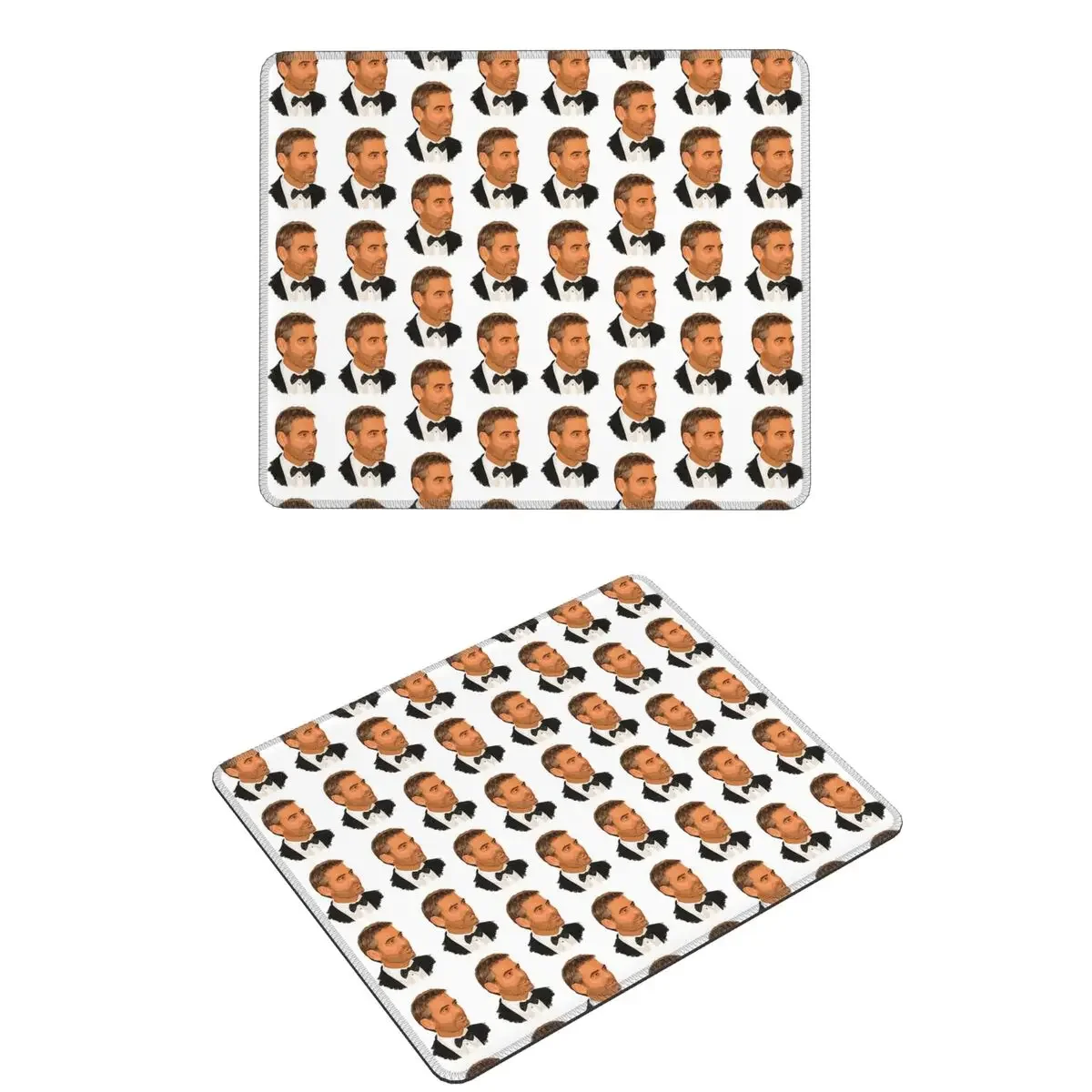 George Clooney Digital Painting Mouse Pad Computer Keyboard Mouse Mat Gaming Laptop Desk Mat Office Table Mats