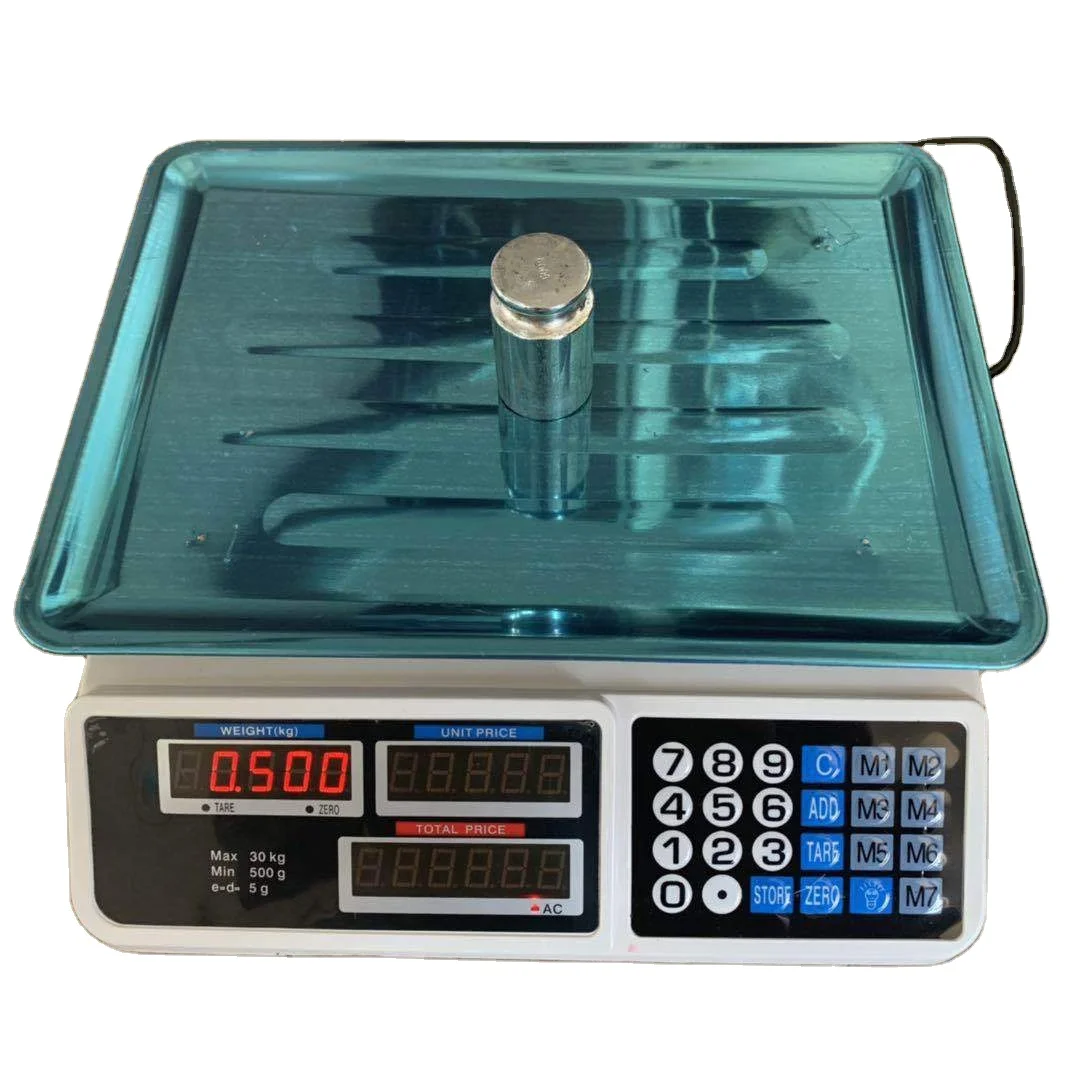 Quality Fruit Weighing Price Figure 30kg Calculation Scale