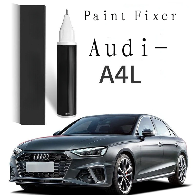 Paint pen for scratch suitable for Audi A4L paint repair pen original factory ibis white sky cloud gray black special A4L  car