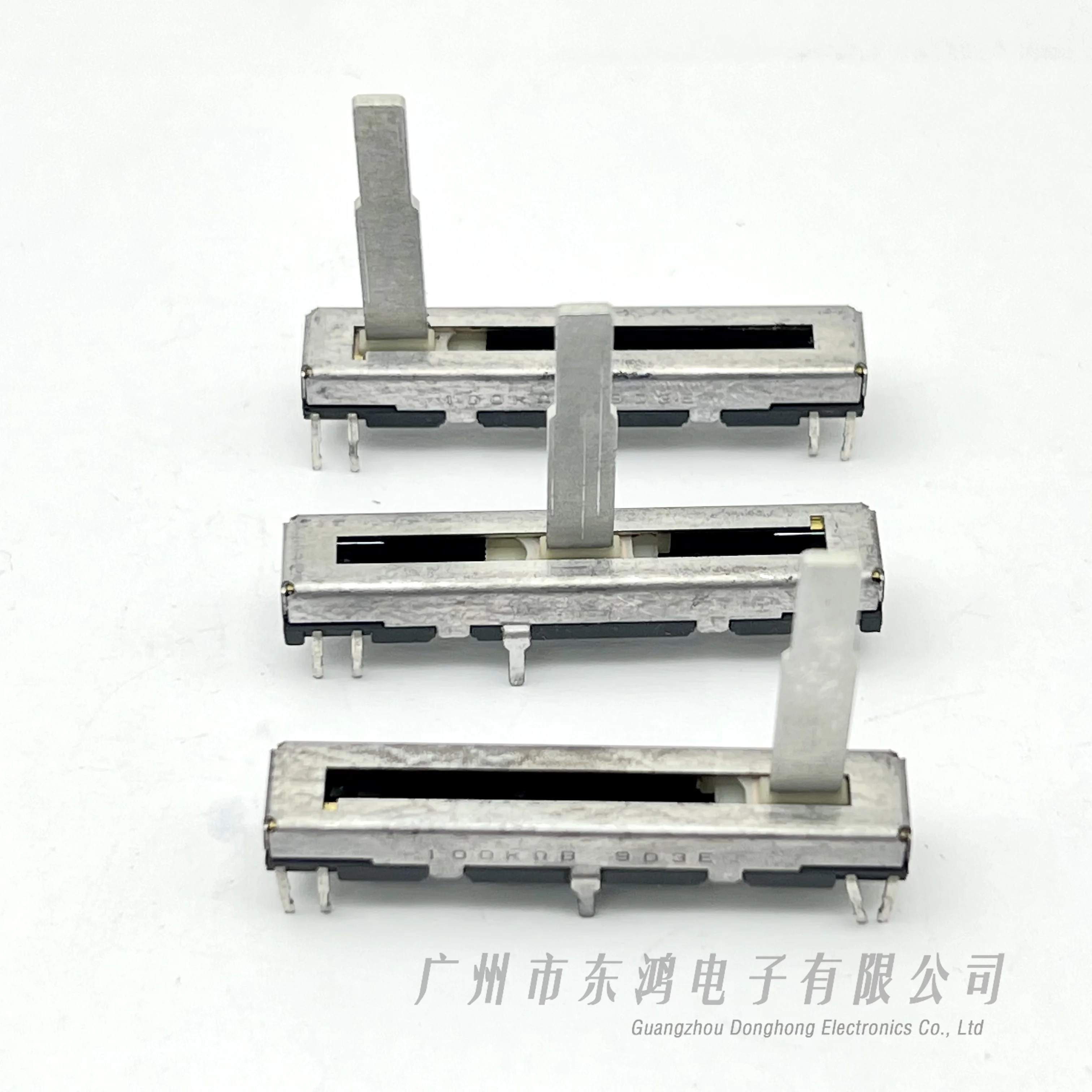 3 pcs Japan 4.5cm sliding potentiometer single B100K with midpoint EWANK1C15B14 volume fader