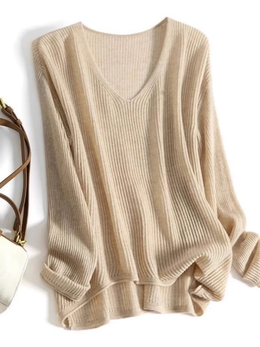 

Женская трикотажная основа больших размеров irt V-Ne Long Sve средней длины, модная повседневная корейская осенняя одежда из полиэфирного волокна