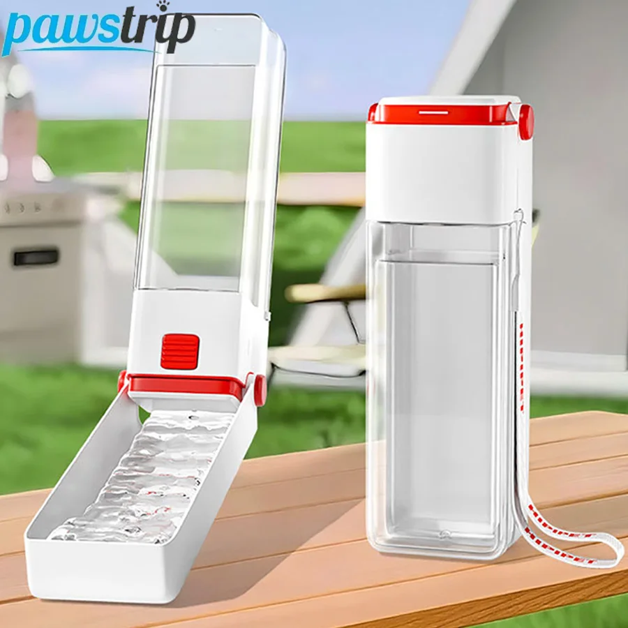 Botella de agua portátil para perros – Recipiente plegable exteriores - imagen 2