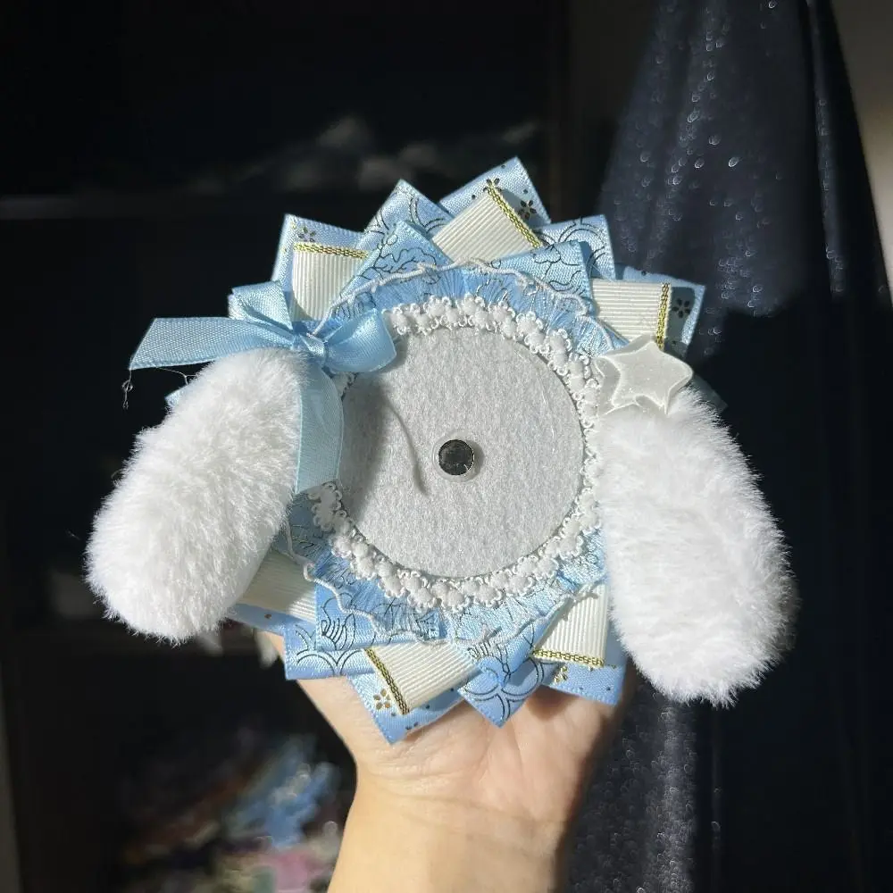 Cute Cat Ear Itabag Badge Holder Handmade Ornament Lolita Badge Holder Itabag Decoration Accessorie DIY Handcrafted Card Holder