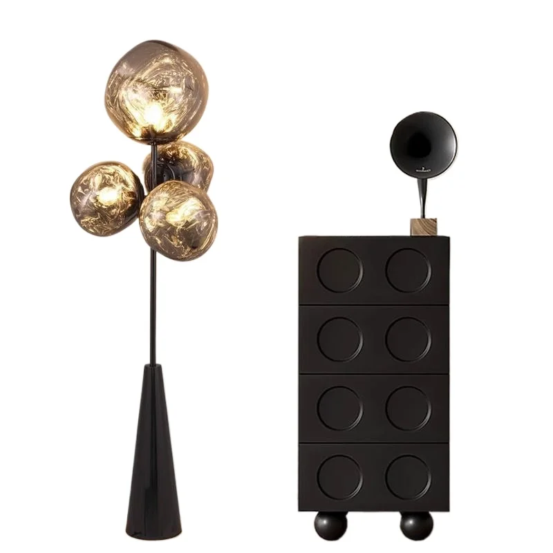 

Simple light luxury living room study advanced atmosphere sofa vertical lava floor lamp