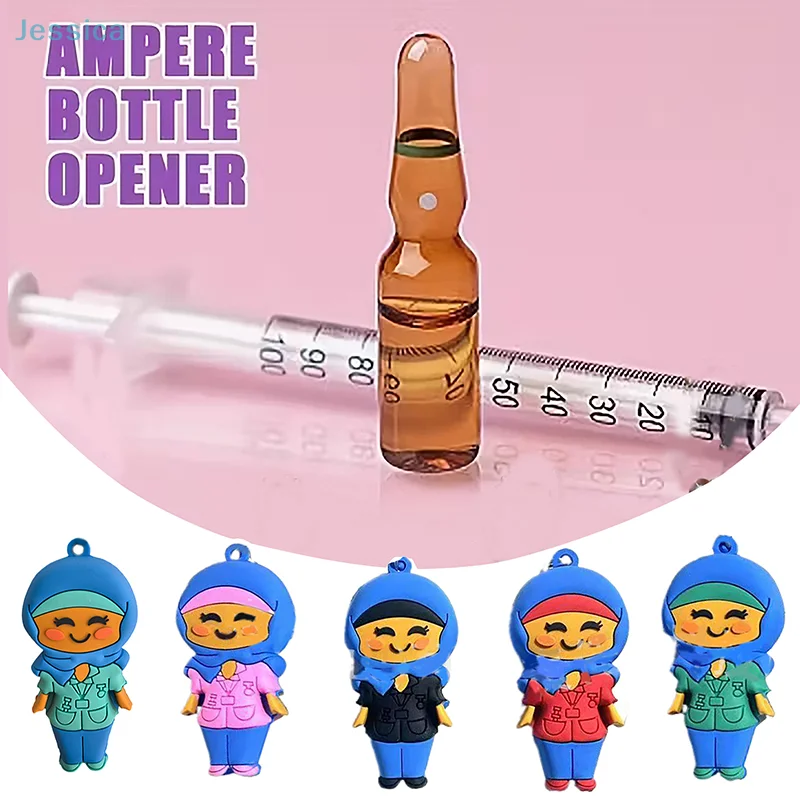 ♥ فتاحة أمبولة طبية مطاطية، قاطعة حقنة خاصة للممرضات والأطباء، أداة مساعدة لفتح زجاجات الأدوية