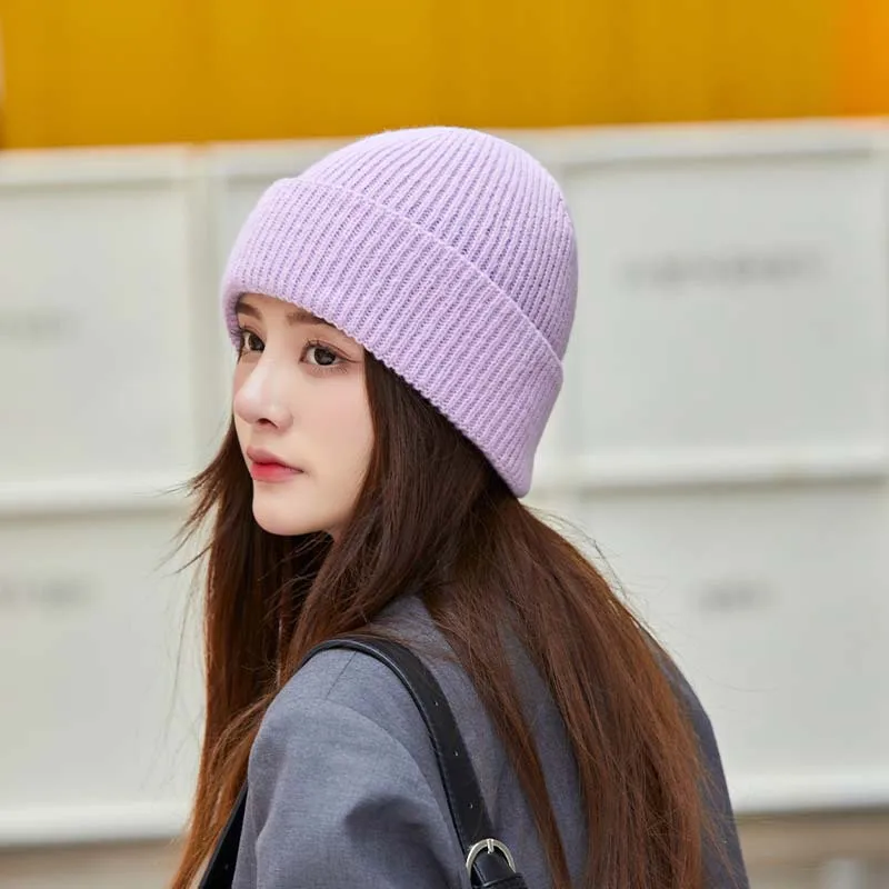 

Head Cap Hugger Toque Stocking Watch New Winter Style Faux Cashmere Warm Thickened Knitted Fashion Versatile Adult 8M116