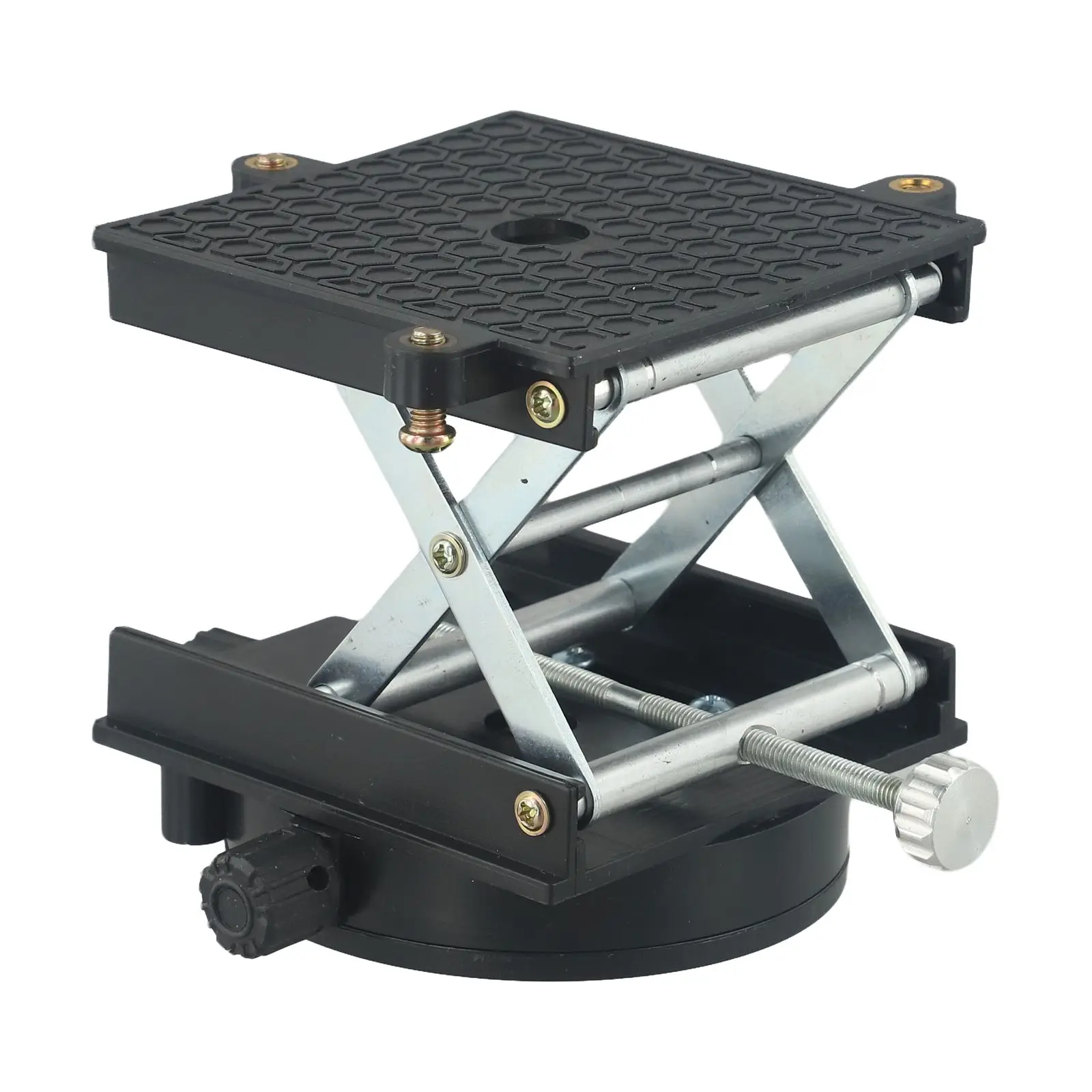 Para uso en laboratorio, mesa de enrutador de elevación, elevador de enrutador ajustable, perilla de altura ajustable para experimentos biológicos