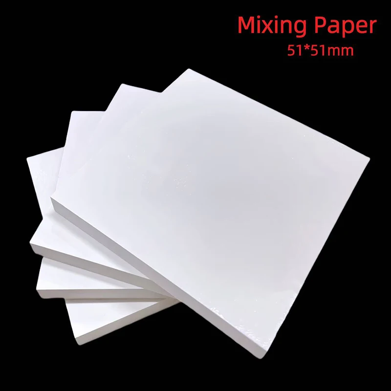 

50Sheets Dental Mixing Pad Thickening White Cementing Paper 2x2‘’ Dental Lab Cement Powder Mixing Paper Dentistry Consumables