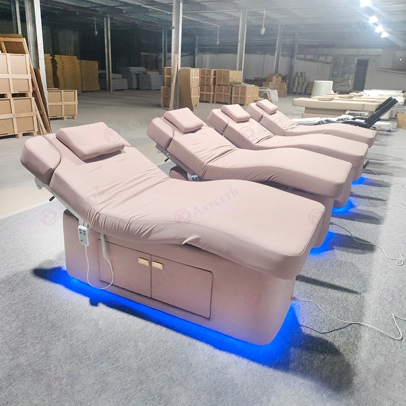 Aesthetic Bed With Heating Electric Massage Table Modern Design Treatment Chair Massage Bed Spa Tattoo Care Electric Beauty Bed