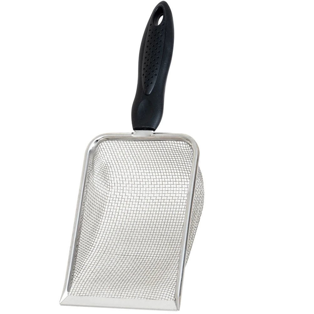 Adorabile pala con filtro per sabbia, strumento da gioco da spiaggia per bambini, giocattolo da scavo in rete portatile, pala per raccolta di alimenti per bambini, comoda