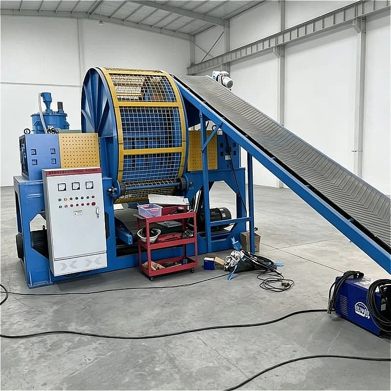 Mixed Waste Shredder Tire Plastic Cardboard Crushing Machine Multifunctional Industrial Recycling Equipment Custom Processing