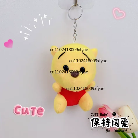 2025 ويني ذا بوه الدب النمر خنزير لطيف الكرتون أنيمي أفخم دمى اللعب المفاتيح قلادة غرفة الحلي هدايا أعياد ميلاد للأطفال