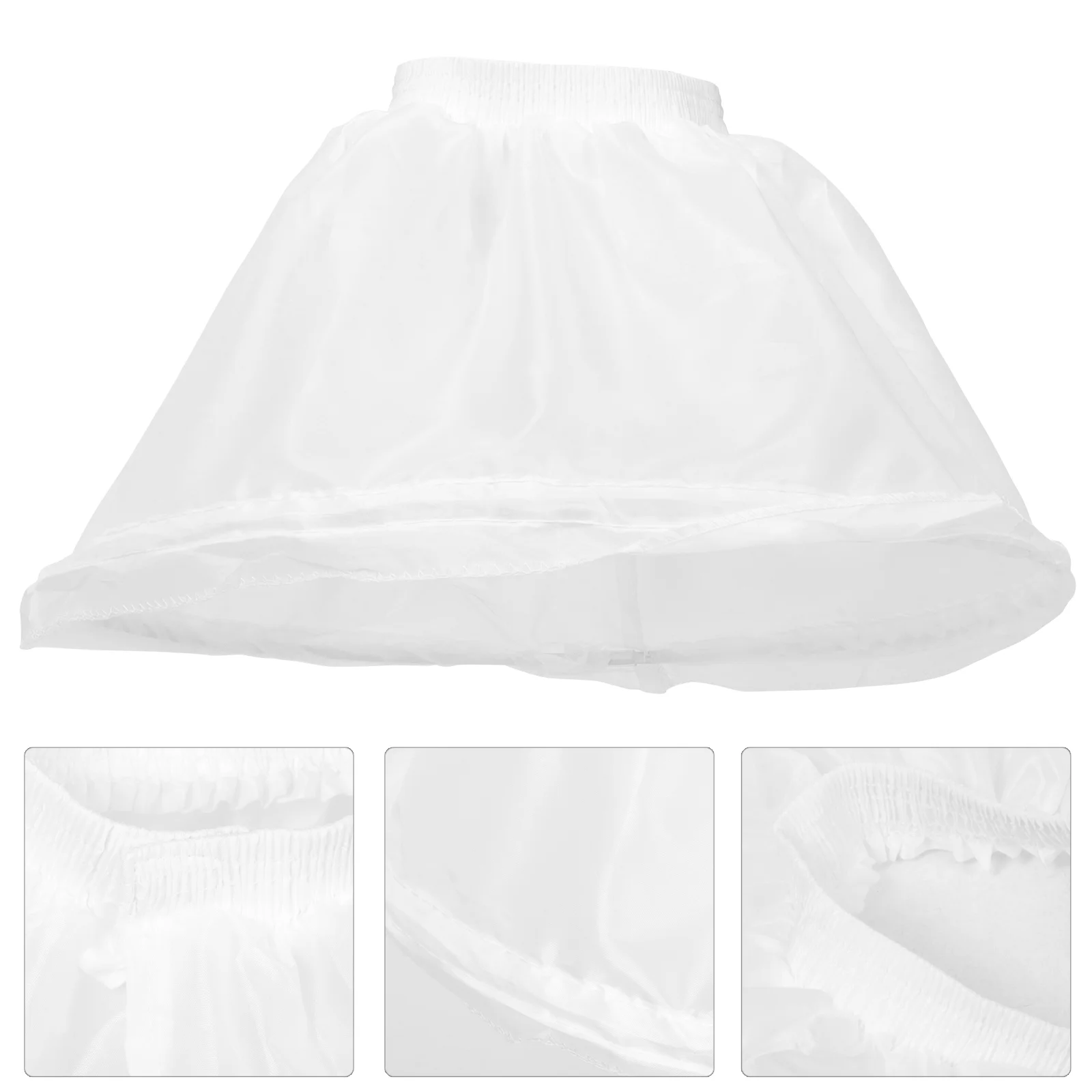 

Petticoat Children's Panniers Decorative Underskirt for Girl Kid Comfortable Princess Dress White Crinoline