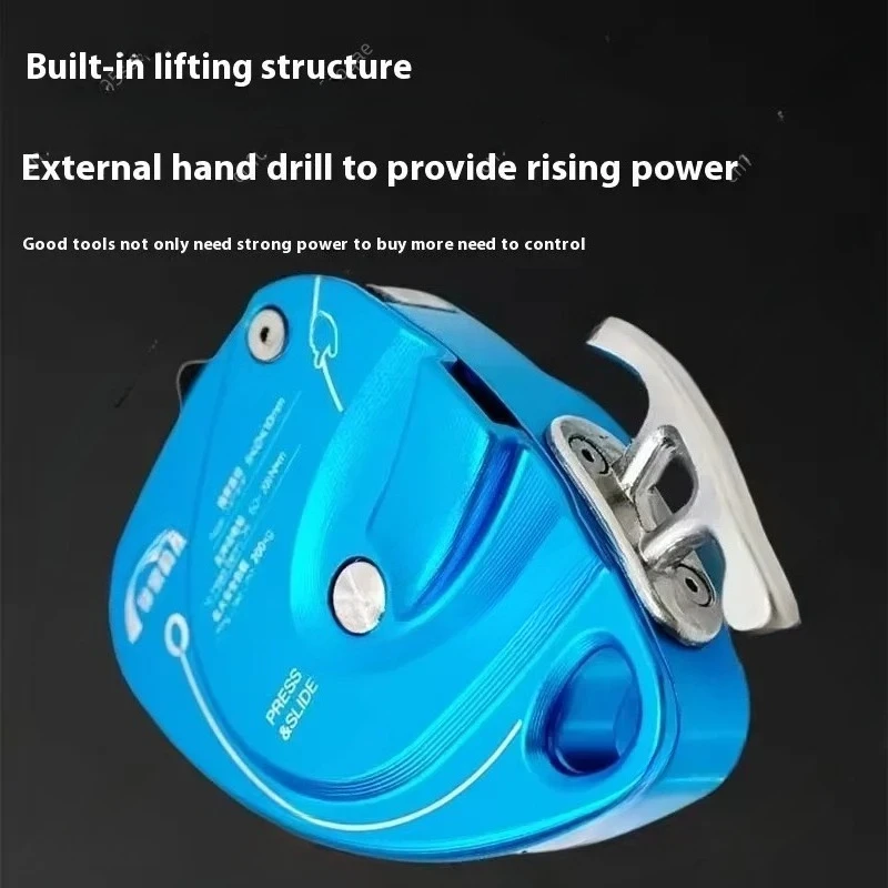 NEW 200 kg/440.92 lb Lifter Climbing Device Capacity Aerial Rope Ascender for Rock/Wall Climbing&Fall Protection Safety G