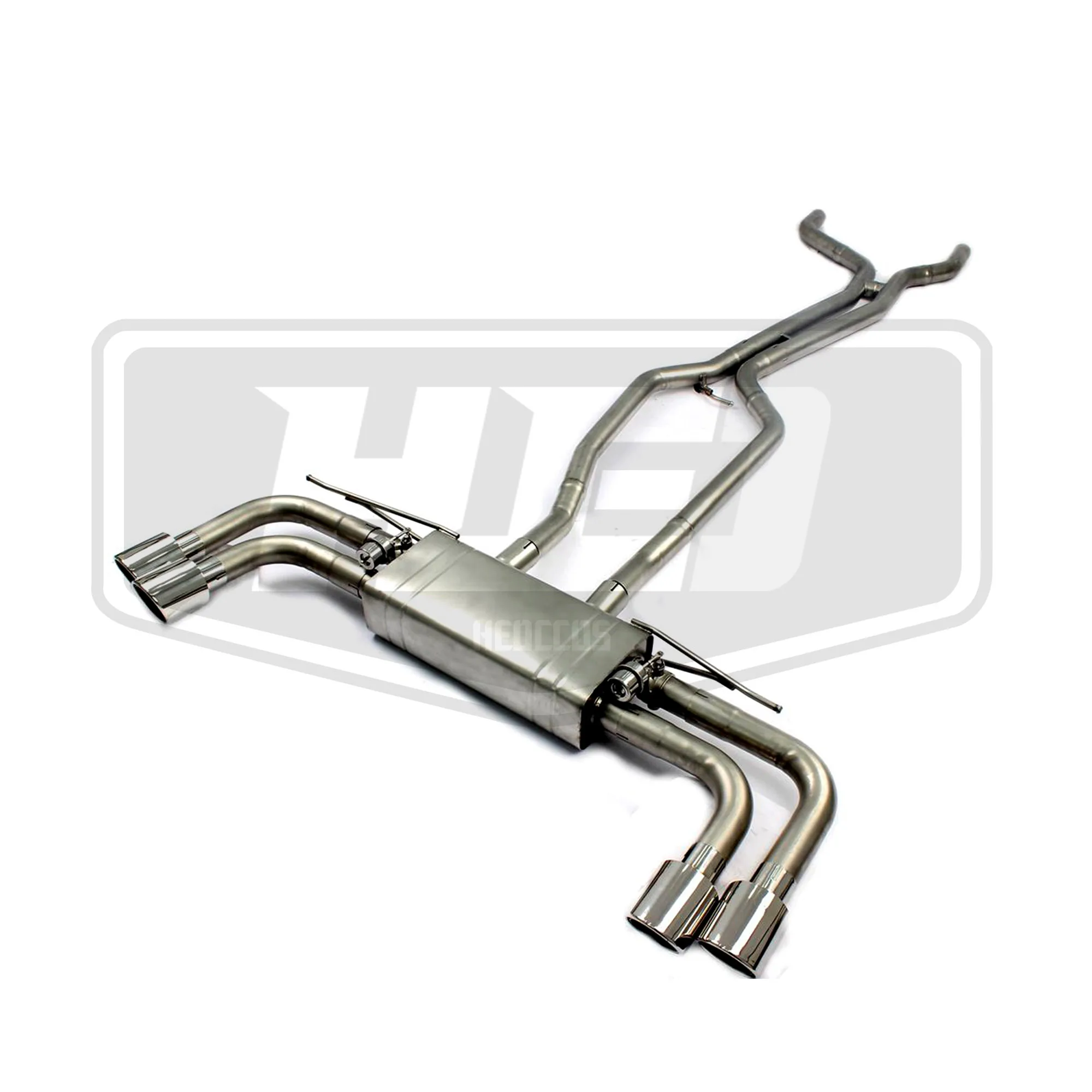 HEO Catback Exhaust For Porsche Cayenne 958 3.0T 3.6T 4.8T 2011-2014 Catback Stainless Steel Pipe Muffler Exhaust System