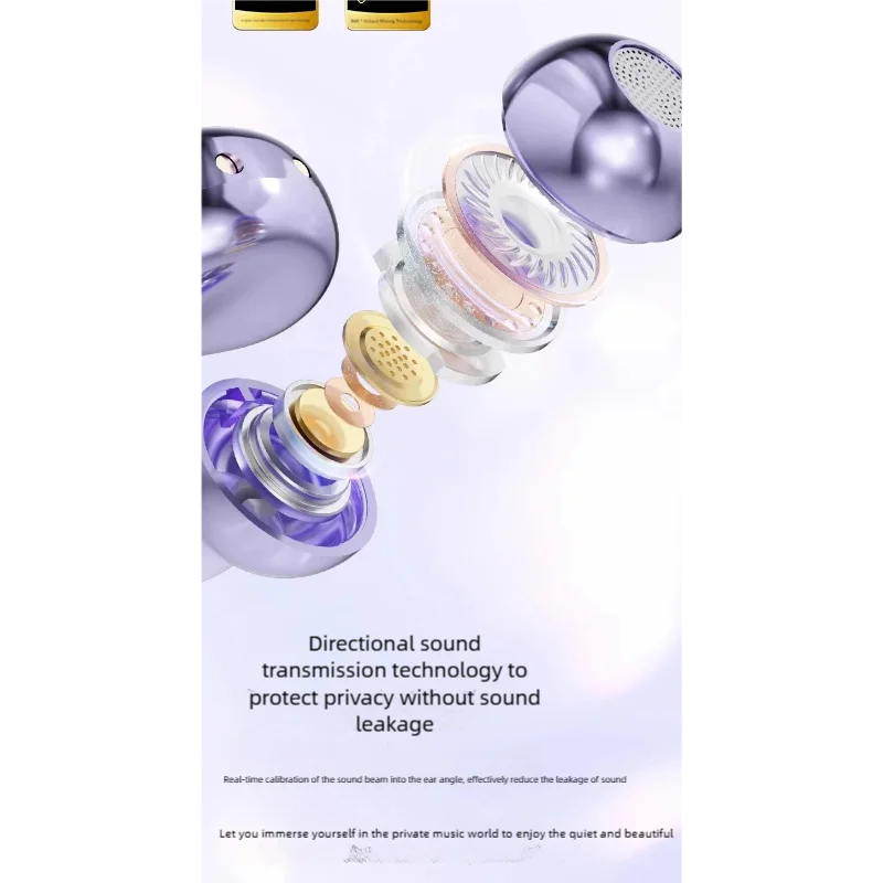 2025 سماعات أذن بلوتوث لاسلكية بتصميم مشبك على شكل عظمة غير داخل الأذن متوافقة مع طراز هواوي وأبل الرياضي الرسمي