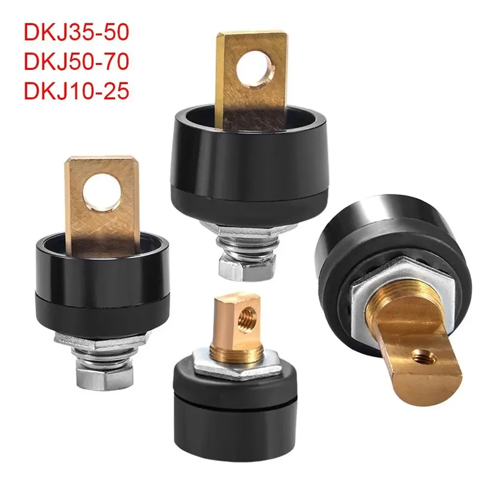 1Pcs New Quick Connector Tool Fast Connector Single Plate Rear Plate Welding Machine Front/Rear Panel European DKJ10-25 35-50