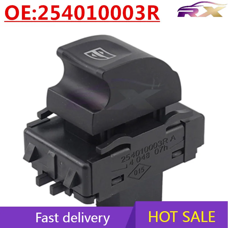 

OEM:254010003R Suitable For 2008-2012 Renault Laguna Powered Windows and Glass Lifter Single Switch