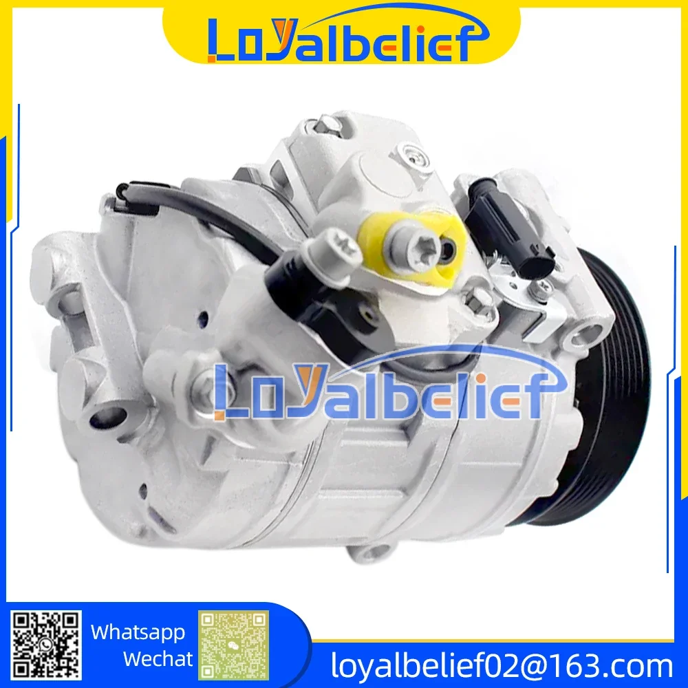 7SEU17C PV6 Car AC Air Conditioning Compressor for BMW 7-series E65 E66 E67 730i 730Li 64526956715 6956715 64526918753