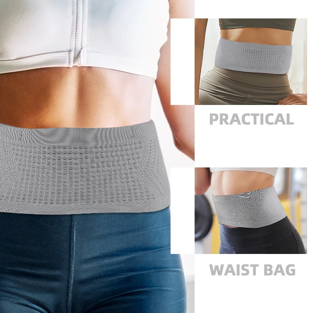 Ceinture de course pour hommes et femmes, sac banane respirant et léger pour le sport, la randonnée, le yoga, pochette pour téléphone, rangement, équipement de fitness
