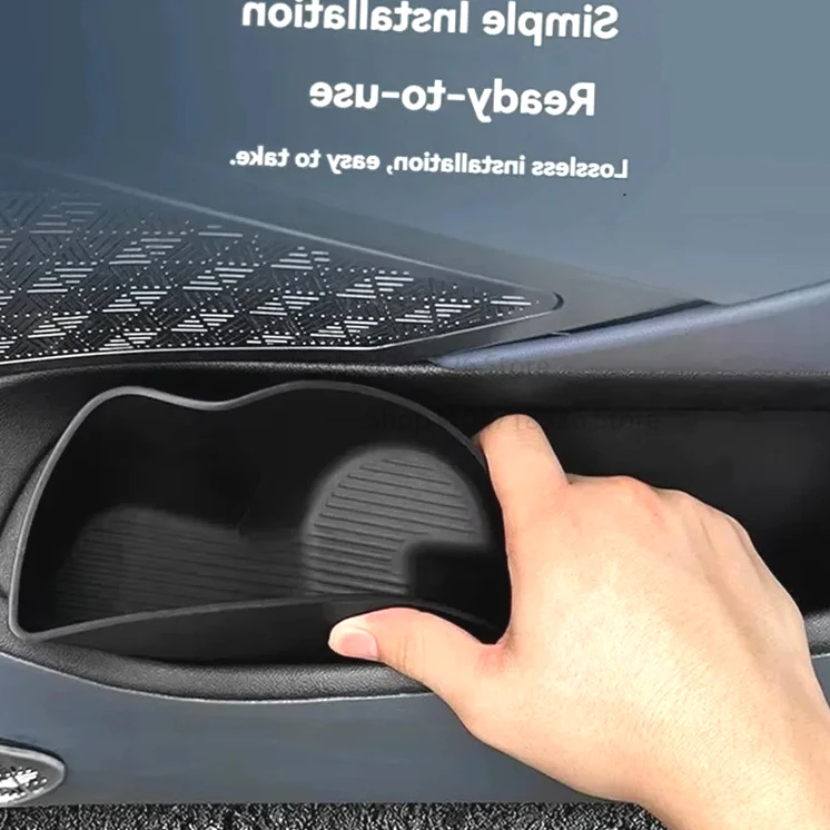 

Для BMW 5 серии i5 G60 2024 + TPE черный ящик для хранения дверей автомобиля, лоток-органайзер, водонепроницаемый антигрязный слот для ворот, аксессуары