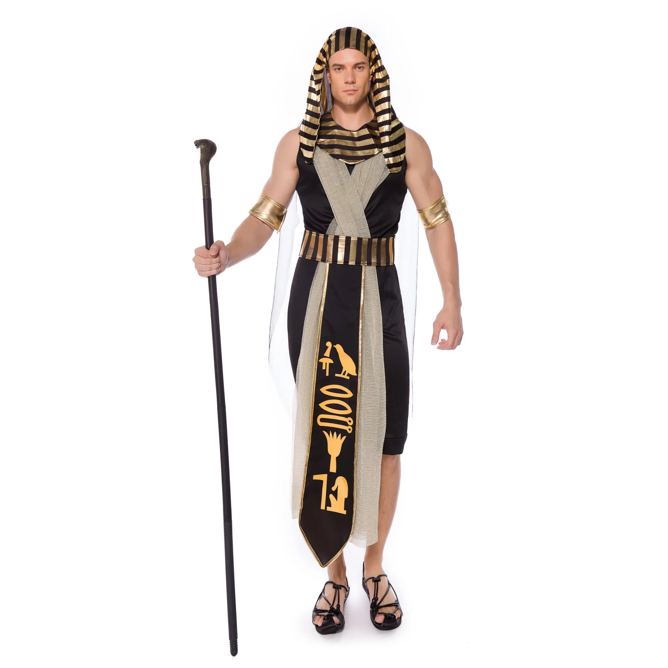 الكبار loween تأثيري فرعون الملكة أداء الملابس زوجين الأمير Princ ملابس المرحلة العرقية المرأة التقليدية C...