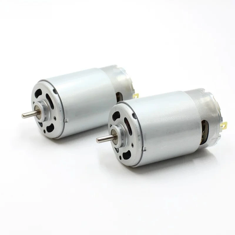 DC12V Standard Motor RS550-27180 Low-speed High-torque DC Brush Motor Carbon Brush Copper Wire 2500 Rpm.