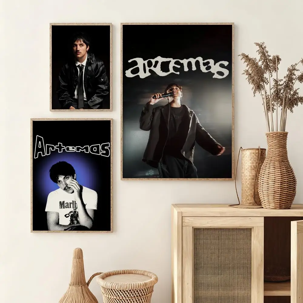United Kingdom Singer A-Artemas Poster Wall Stickers HD Painting Self Adhesive Art Decals for Living Room Home Bedroom Decor
