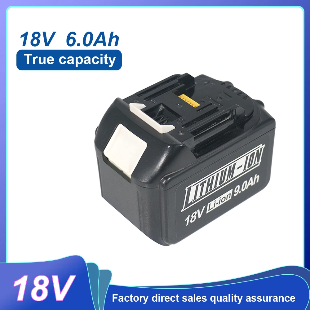 

For Makita 18V 6.0Ah Rechargeable Battery ,For Makita BL1830 BL1830B BL1840 BL1840B BL1850 BL1850B Power Tools Battery
