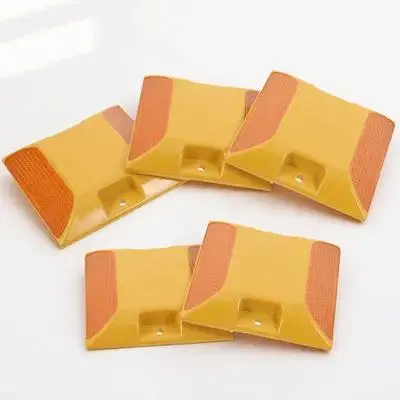 5Pcs Raised Reflective Road Markers Durable Plastic Safety Studs for Driveways Pathways Street and Highway Reflectors