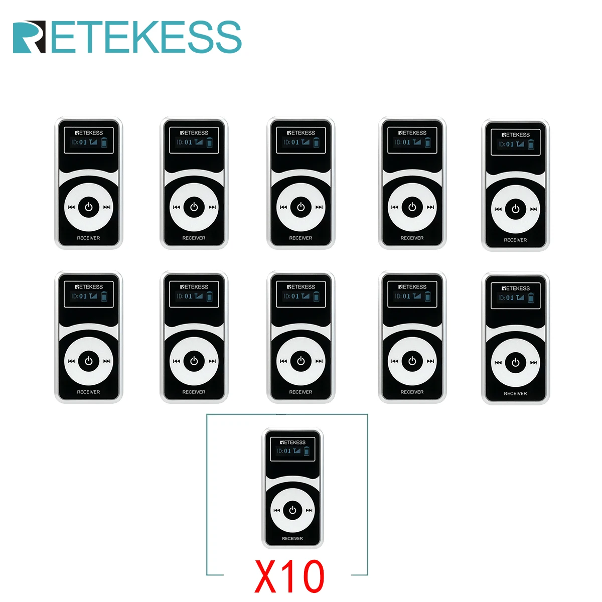 Variant: 10 receivers