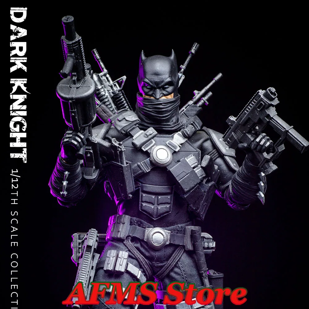 CY7toys 1/12 Scale Collectible Figure Bat Hero Night Knight Full Set 6Inch Men Soldier Action Figure Body Best Fans Gift Dolls