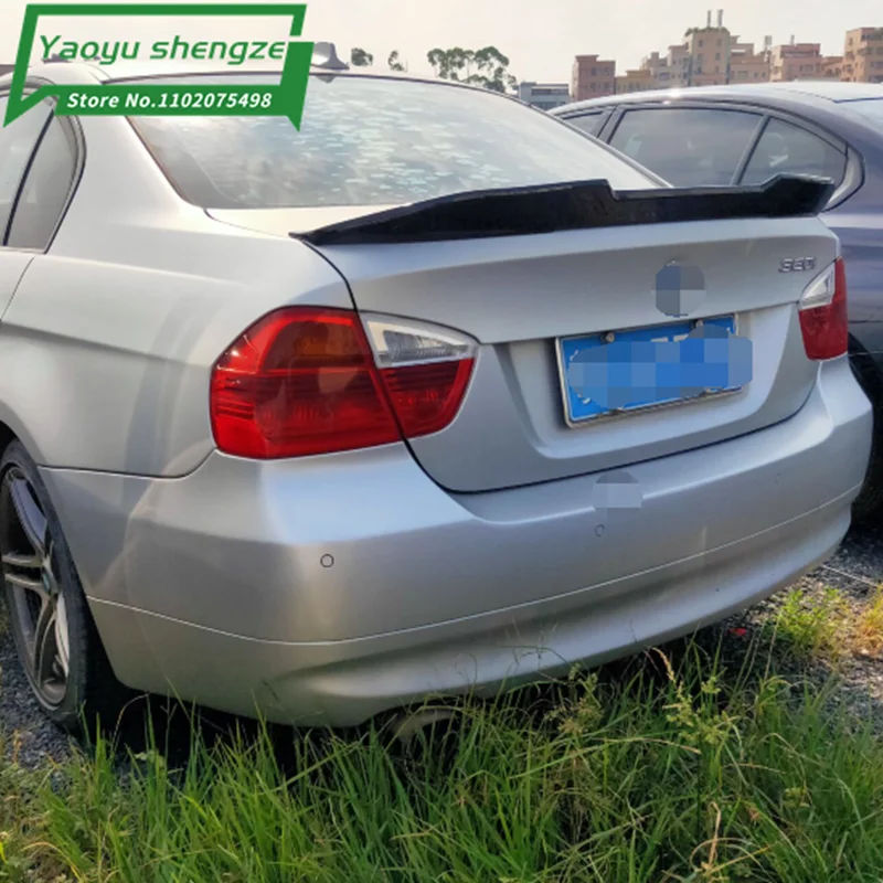 For BMW E90 M3 320i 320li 325li 328i 2005-2012  ABS Plastic Paint Painting Color Rear Trunk Spoiler Psm Style