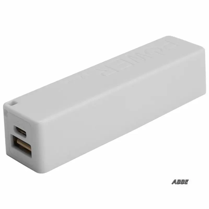 

10 портативных внешних зарядных устройств Power Bank 18650 с брелком (без аккумулятора) (белый)